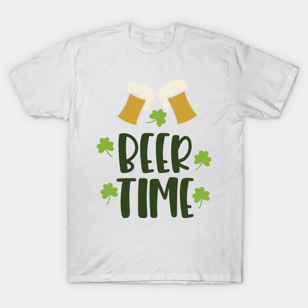 Beer Time St. Patricks Day T-Shirt by greenoriginals